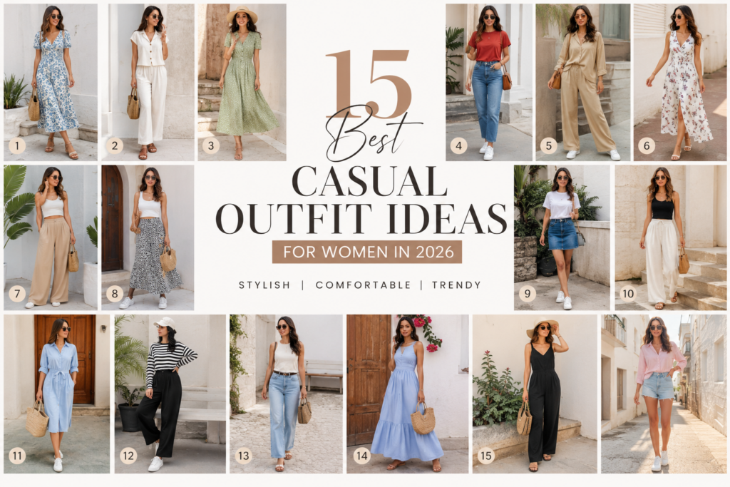 Casual outfit ideas for women in 2026