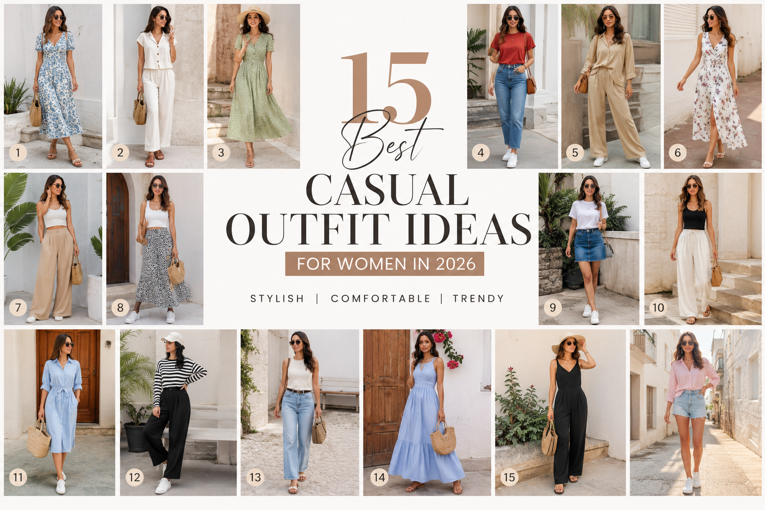 Casual outfit ideas for women in 2026