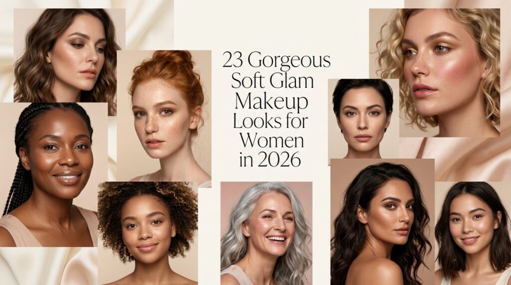 23 gorgeous soft glam makeup looks for women in 2026