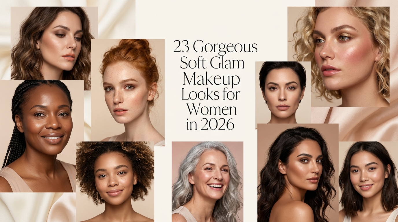 23 gorgeous soft glam makeup looks for women in 2026