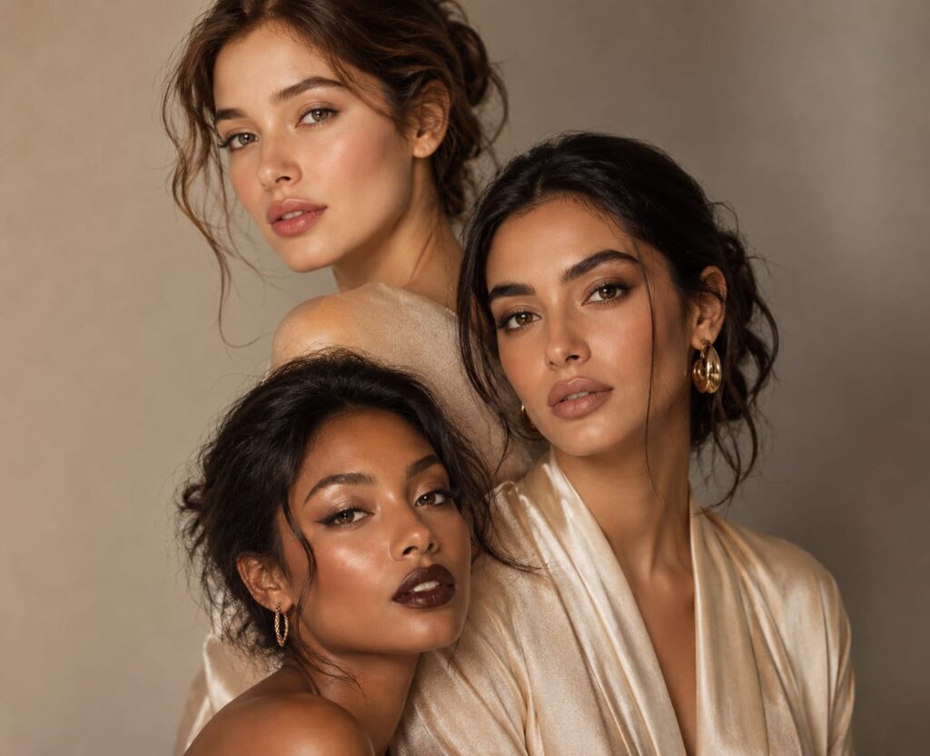 Elegant makeup look for women