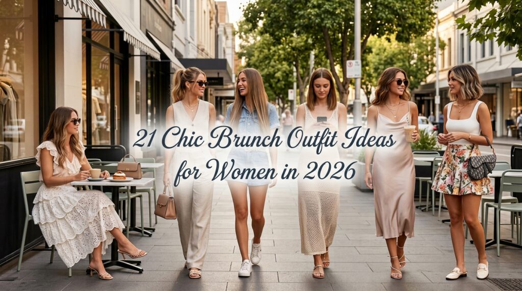 21 chic brunch outfit ideas for women in 2026 featuring stylish young women